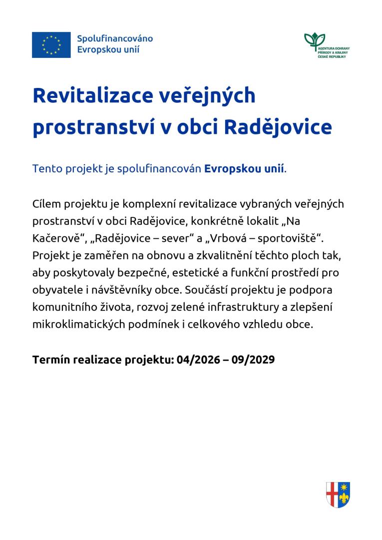 Revitalizace veřejných prostranství